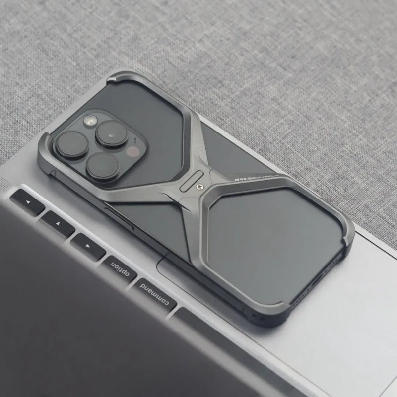 Case iPhone em Liga de Alumínio reforçado