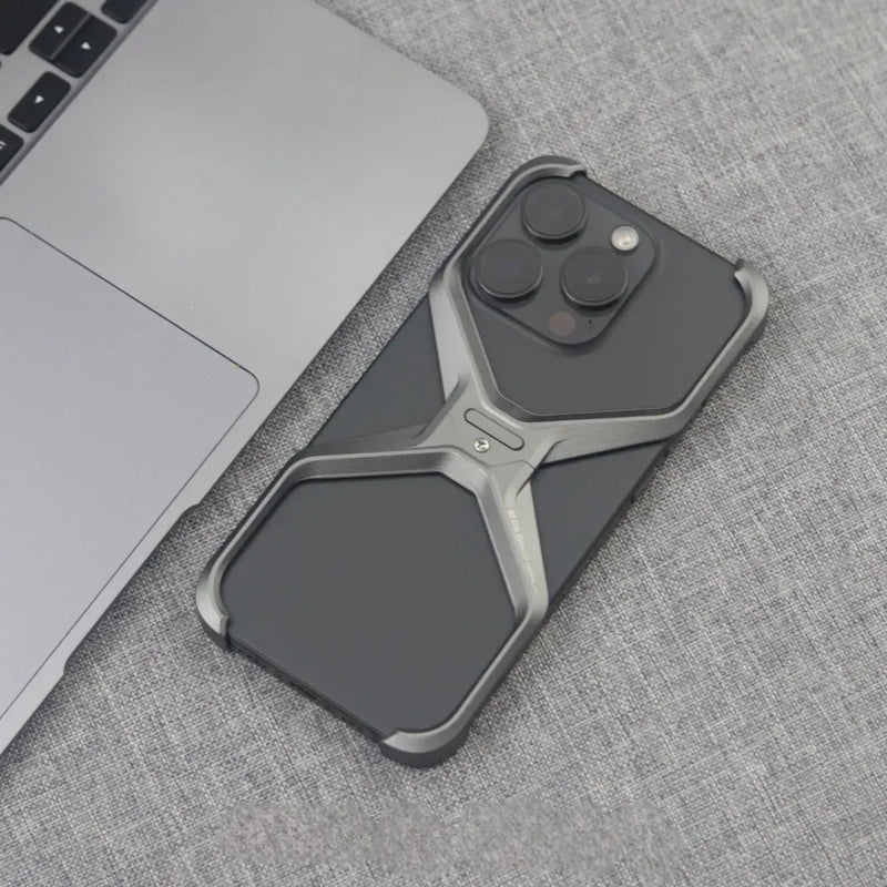 Case iPhone em Liga de Alumínio reforçado