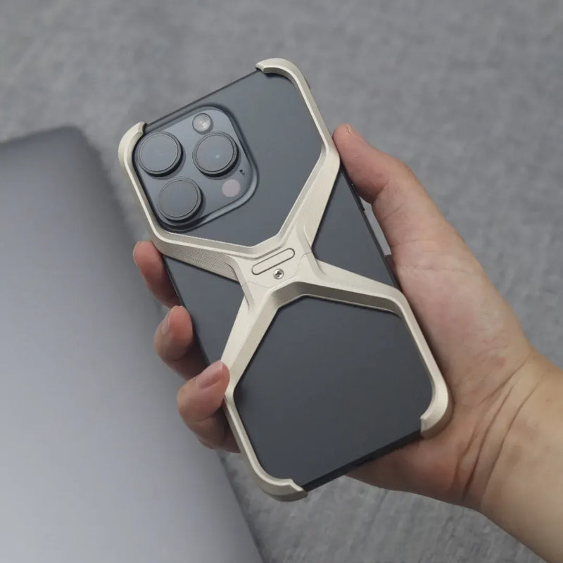 Case iPhone em Liga de Alumínio reforçado