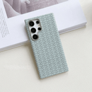 Case Samsung em Couro Xadrez Minmalista