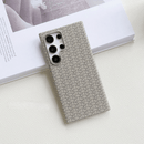 Case Samsung em Couro Xadrez Minmalista