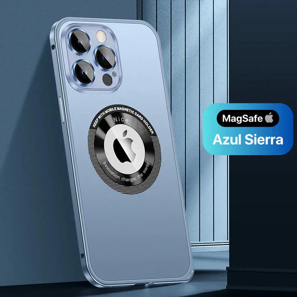 Case iPhone Nano Alumínio com Proteção de câmeras e MagSafe