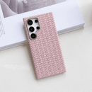 Case Samsung em Couro Xadrez Minmalista