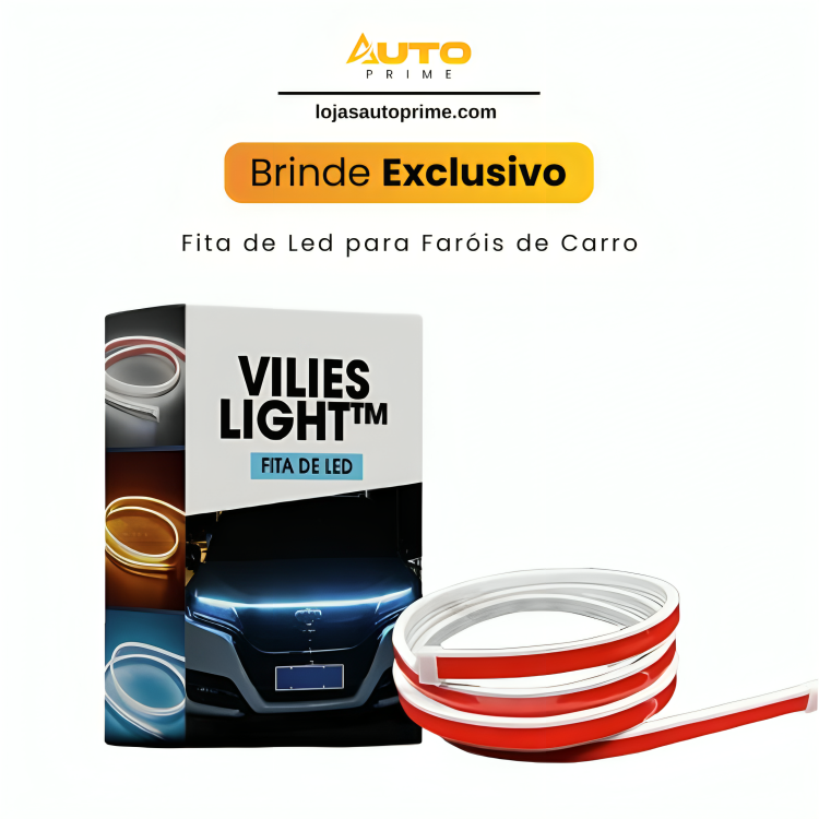 AutoLight® - Fita de LED Dinâmica Para Capô de Carro + (BRINDE EXCLUSIVO PARA OS 100 PRIMEIROS)