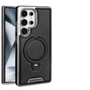 Capa em Couro Samsung com Suporte Girtatório MagSafe