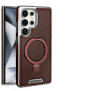 Capa em Couro Samsung com Suporte Girtatório MagSafe