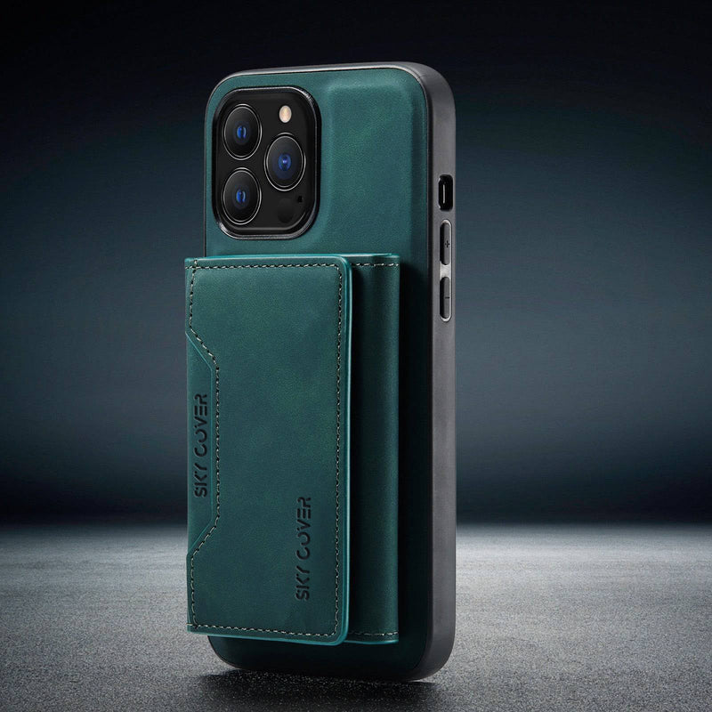 Capa de Couro Luxuosa 2 em 1 MagSafe