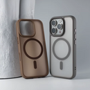 Case iPhone Efeito Matte Minimalista com Carregamento MagSafe