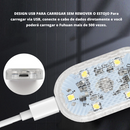 Luz de LED Portátil com Toque Recarregável Branca 3 Pcs