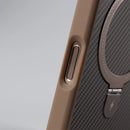 Case iPhone em Fibra de Carbono Anti-Impacto com Carregamento MagSafe