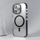 Case iPhone Transparente com Design Minimalista e Carregamento MagSafe