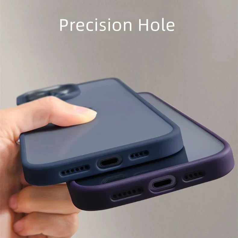 Case iPhone Minimalista Transparente Premium