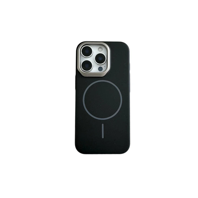 Case iPhone Matte com Protetor de Lentes em Metal