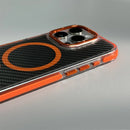 Case iPhone em fibra de carbono exclusiva com MagSafe