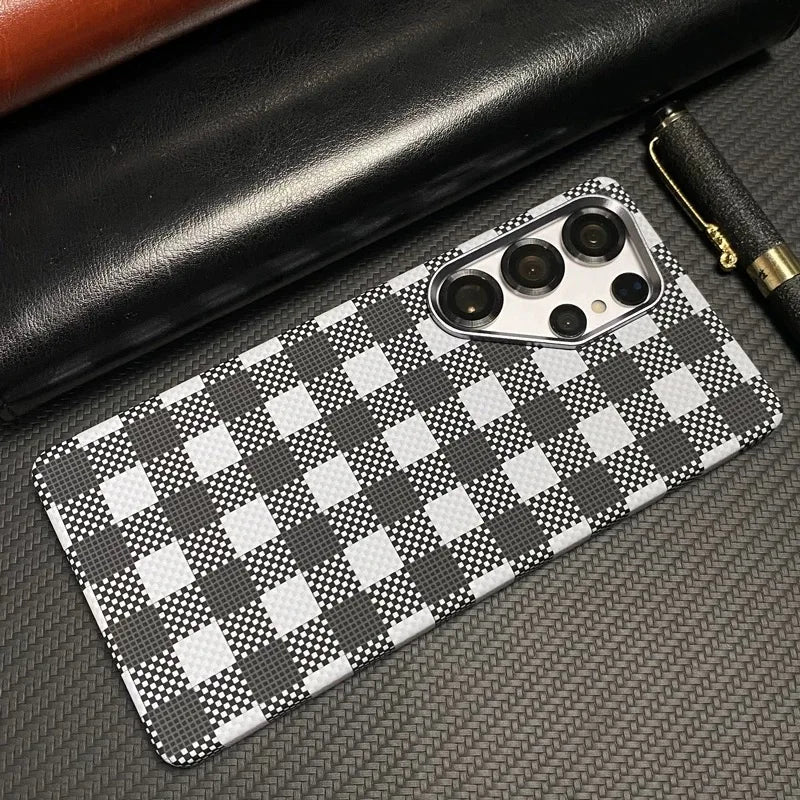 Case Samsung em Fibra de Carbono Texturizada MagSafe