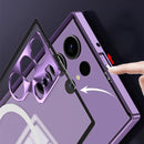 Capa Samsung com encaixe e travas com MagSafe