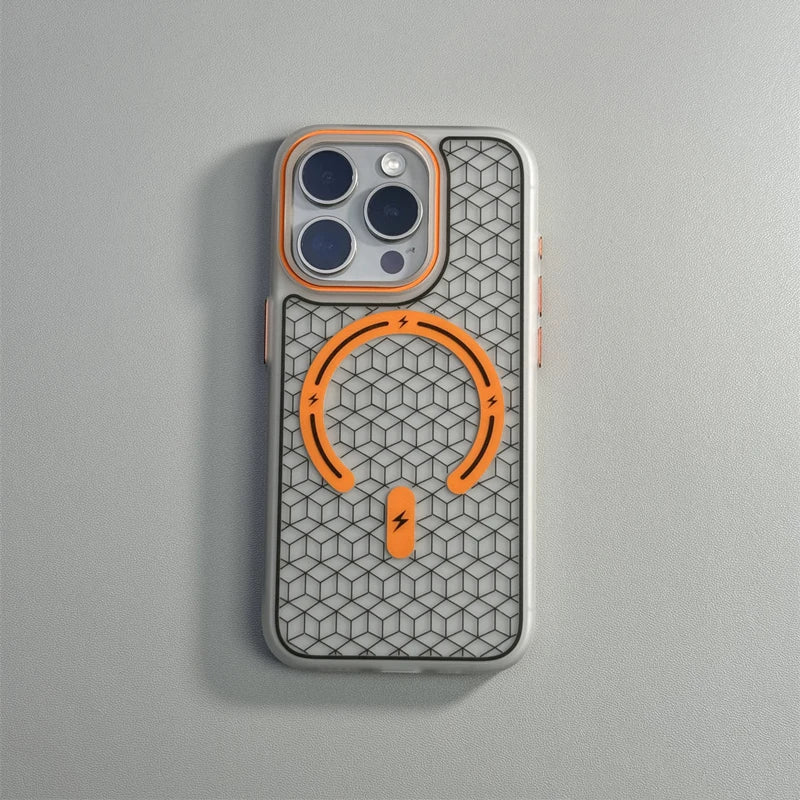 Case iPhone com Design Geométrico Minimalista com MagSafe