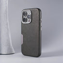 Case iPhone em Couro com Metal e Carregamento MagSafe