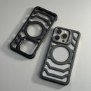 Case iPhone Slim Carbon e carregamento MagSafe