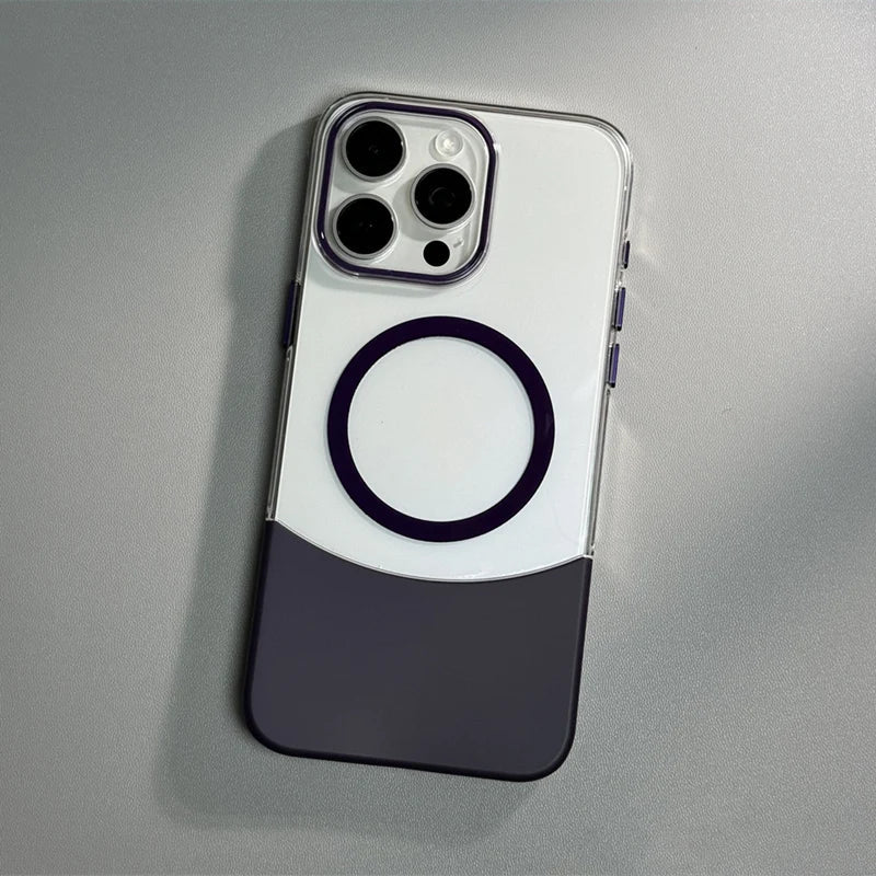 Case iPhone Nano Dual com carregamento MagSafe e design Minimalista