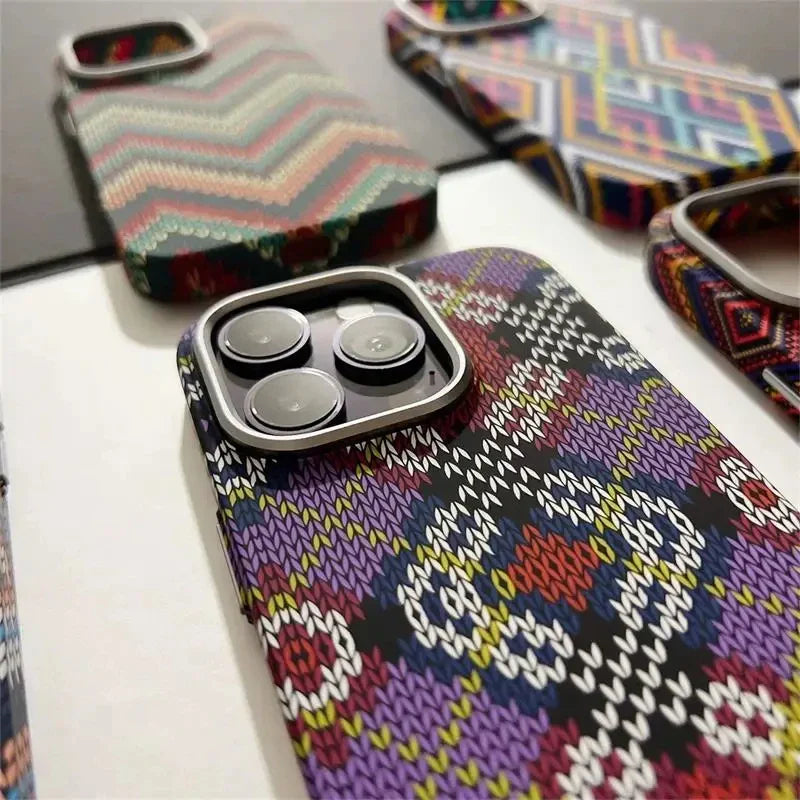 Case iPhone em Fibra de Carbono Super Premium com Magsafe