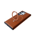 Case Samsung em Couro Premium e carregamento MagSafe