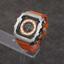 Case Apple Watch de Aço Inoxidável com Pulseira