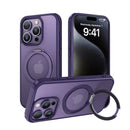 Case iphone com Suporte giratório magnético