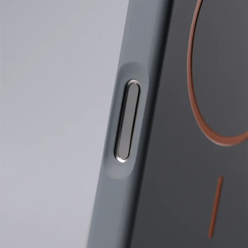 Case iPhone Minimalista Fosca com Design Slim e Carregamento MagSafe
