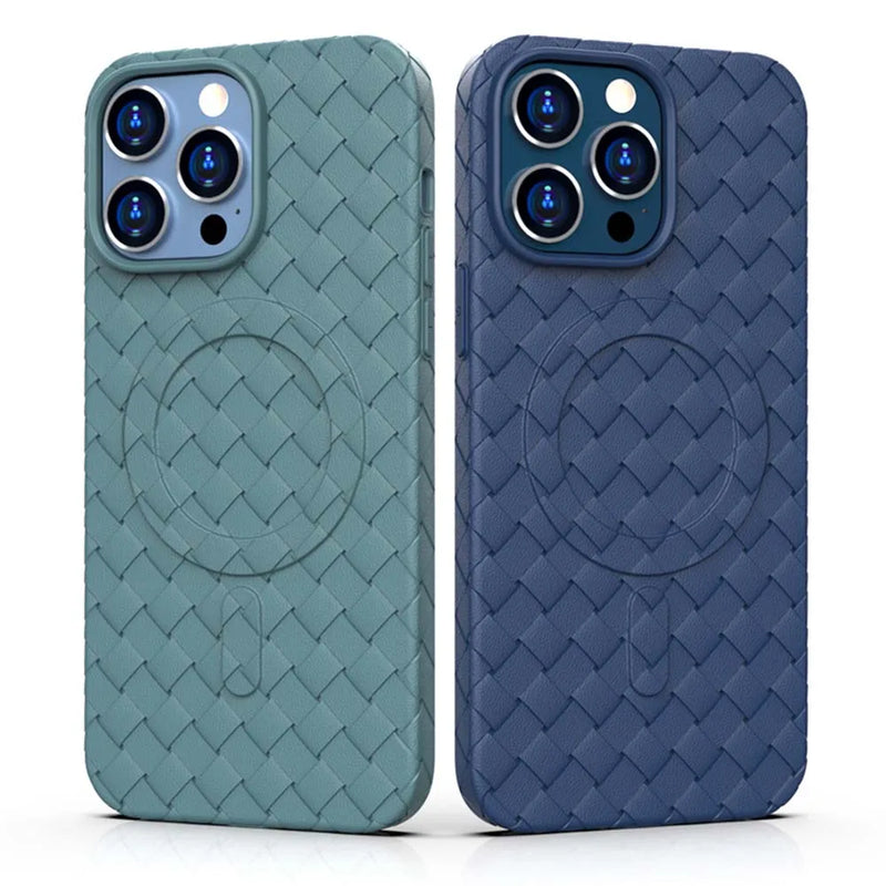 Case iPhone de TPU Couro com carregamento MagSafe