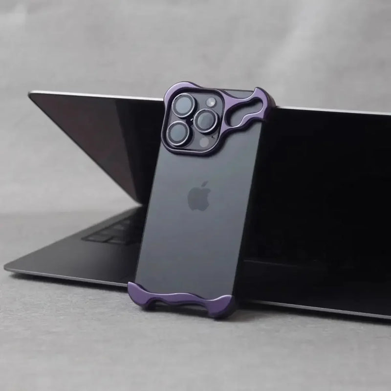 Case iPhone Minimalista + Lentes de câmeras de proteção