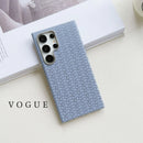 Case Samsung em Couro Xadrez Minmalista