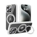 Case iphone com Suporte giratório magnético