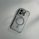 Case iPhone Transparente Minimalista com Carregamento MagSafe