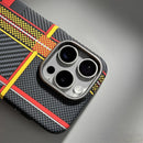 Case iPhone em fibra de carbono e carregamento MagSafe