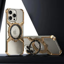 Case iPhone em metal e suporte 360º