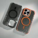 Case iPhone em fibra de carbono exclusiva com MagSafe