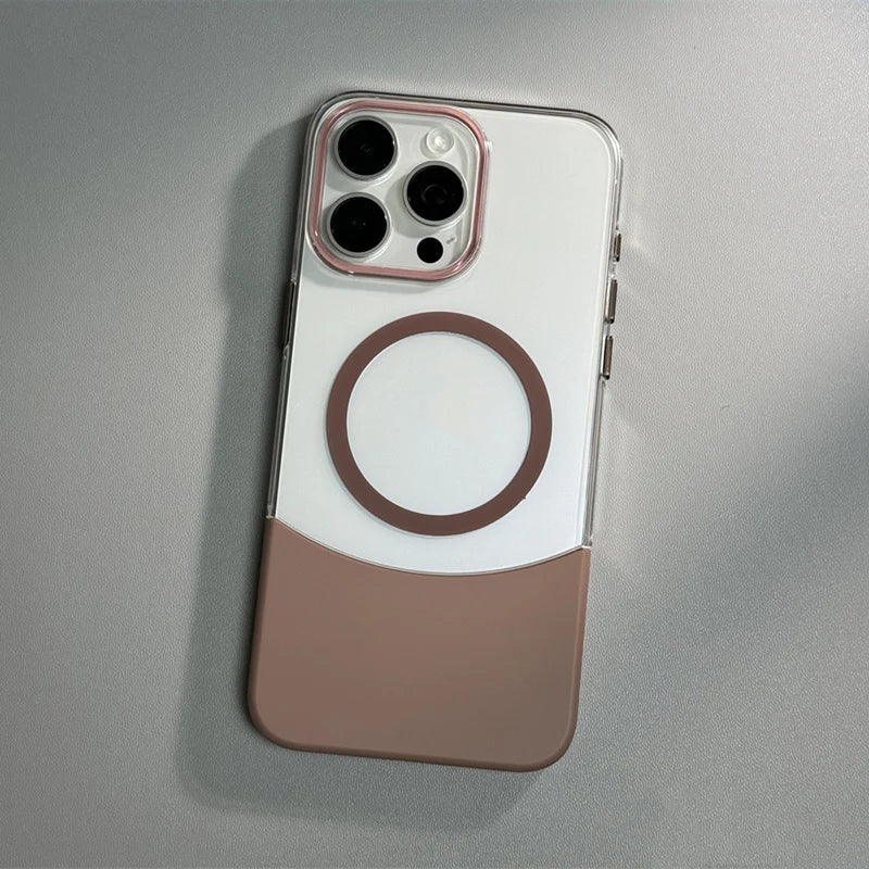 Case iPhone Nano Dual com carregamento MagSafe e design Minimalista