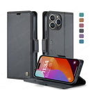 Case iPhone em Couro com Porta Cartões e Proteção 360°