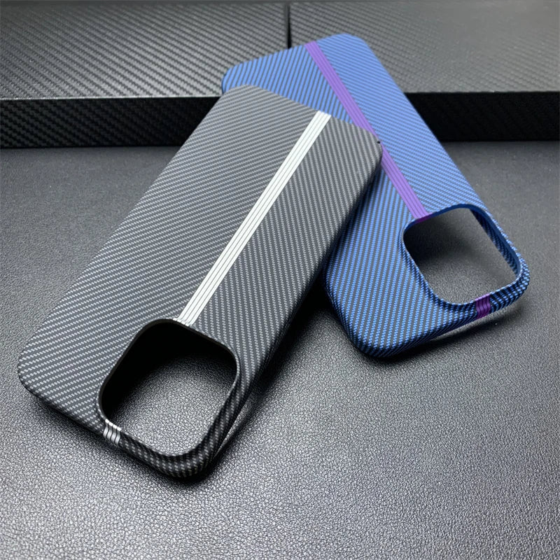 Case iPhone Carbon Prime em Fibra de Carbono Minimalista
