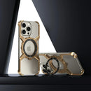 Case iPhone em metal e suporte 360º