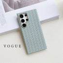 Case Samsung em Couro Xadrez Minmalista