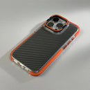 Case iPhone Transparente com Fibra de Carbono e Carregamento MagSafe