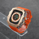 Case Apple Watch de Aço Inoxidável com Pulseira