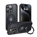 Case iphone com Suporte giratório magnético