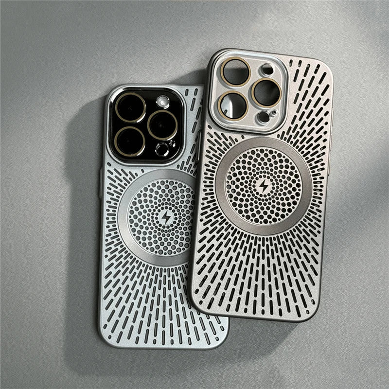 Case iPhone com dissipação de calor e carregamento MagSafe