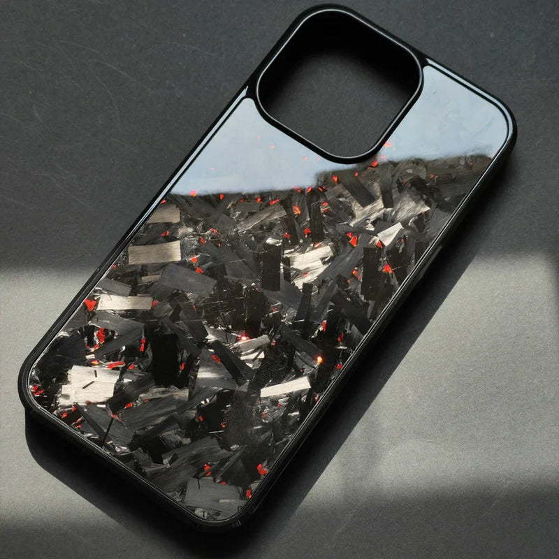 Case iPhone em Fibra de Carbono Legítimo Anti Impacto
