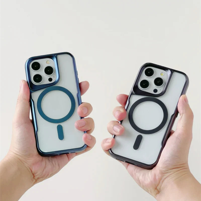 Case iPhone Transparente Minimalista com MagSafe