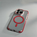 Case iPhone Transparente Minimalista com Carregamento MagSafe