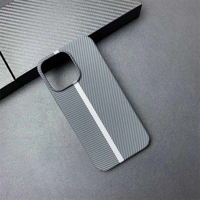 Case iPhone Carbon Prime em Fibra de Carbono Minimalista